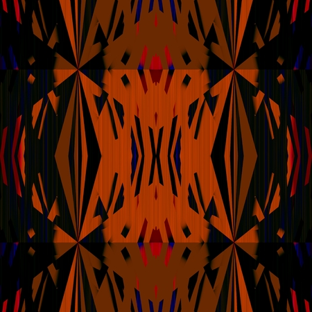 Wooden squares - Squares and rectangles in the picture are assembled from small surfaces, which have the appearance of wood.の写真素材