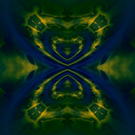 Hearts and shields pattern の写真素材