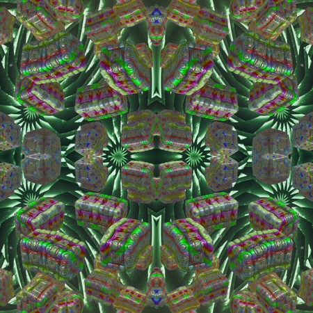 Colorful candies - The mosaic is composed of colored objects, which have the appearance similar, like candies or chewing gum.の写真素材