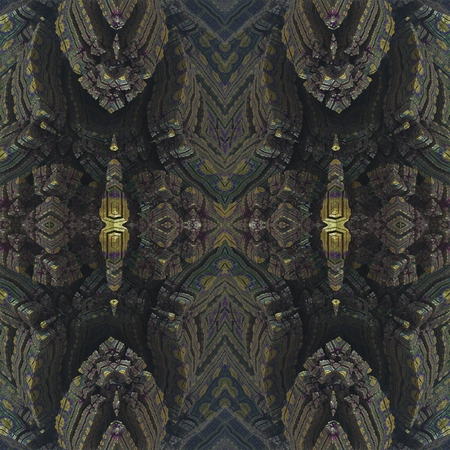 The fissures - Fissures in this imaginary the wall, have a formed symmetrically arranged three-dimensional texture.の写真素材