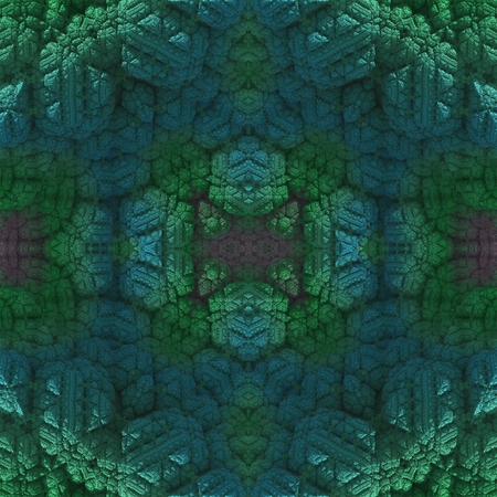 Hexagon of stone - This image has a symmetrical structure, which has the appearance of rocky embossment. In the middle of this picture is the dominant shape of a hexagon.の写真素材