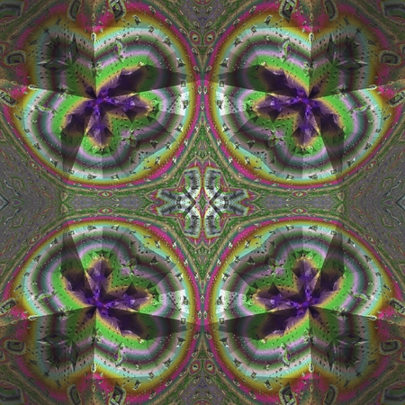 Stone flowers - Texture of this imaginary embossment, has the appearance of frosted stained glass.の写真素材