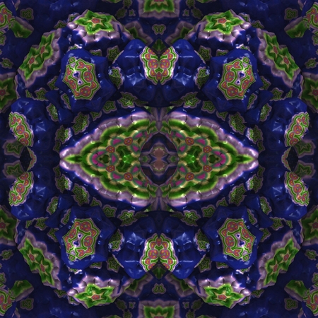 Blue gems: The texture in this picture has the appearance of flowers from stones or also appearance of gems.の写真素材