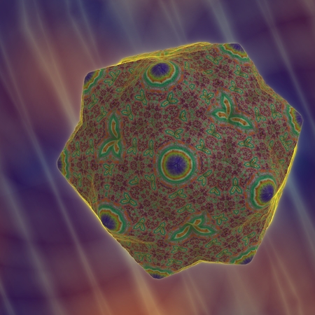 Texture rhinestone: Object to this figure has the appearance of fictive in shape rhinestone Which is decorated with a texture in the form of flowers and leaves.の写真素材