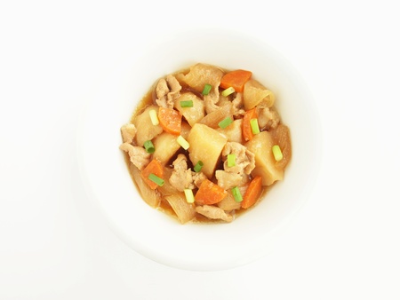 japanese stew nikujagaの写真素材