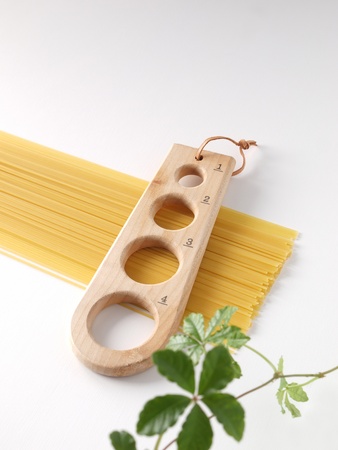 spaghetti and measureの写真素材