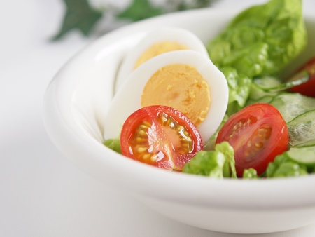 heathy breakfast saladの写真素材