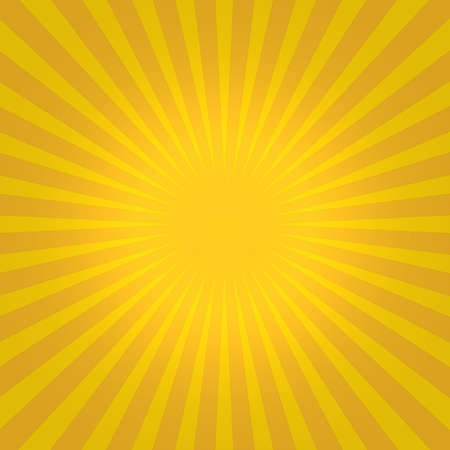 Golden yellow bright glowing radiant rays glare background texture.の写真素材