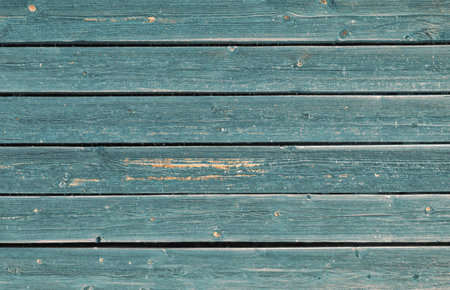 Blue wooden vintage old rough rustic boards retro texture background.の写真素材