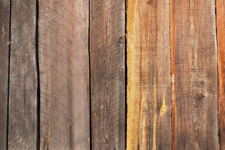 Old wooden rough weathered boards wall texture background rustic style.の写真素材