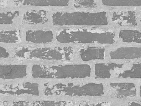 Old brick wall with cement black and white texture background design material.の写真素材