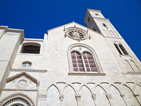 Religion: This is the Romanesque Cathedral of Giovinazzo. Apulia.の写真素材