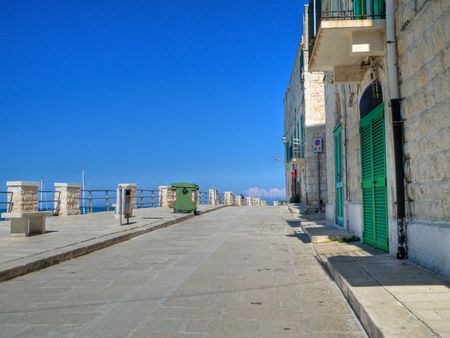 The old town of Giovinazzo. Apulia.の写真素材