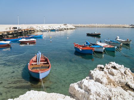 Landscape view of Giovinazzo. Apulia. の写真素材