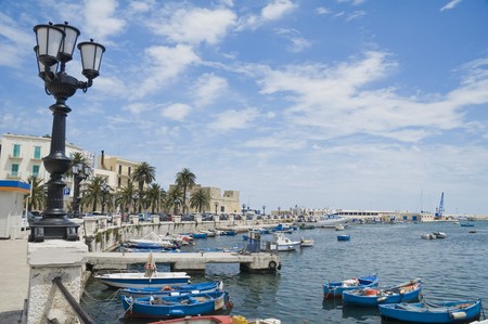 Panoramic view of Bari seafront. Apulia.の写真素材