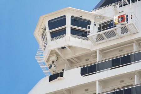Close up of a Cruise Ship.の写真素材