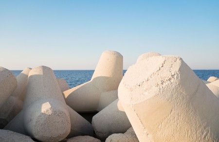 Breakwaters.の写真素材