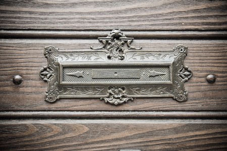 Vintage letters slot.の写真素材