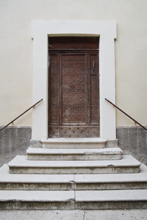 Wooden door.の写真素材
