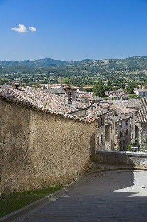 Panoramic view of Gubbio. Umbria.の写真素材