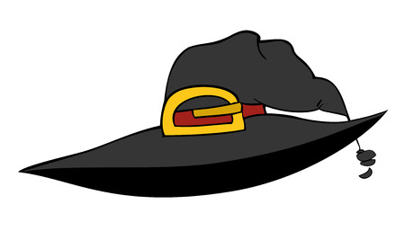 Halloween witch hat.のイラスト素材