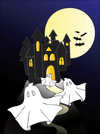Haunted castle.のイラスト素材
