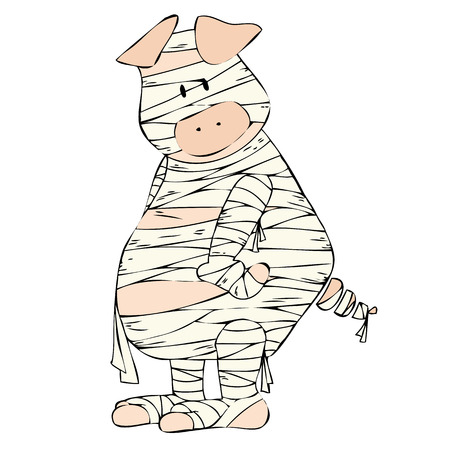 Mummy Pig.のイラスト素材