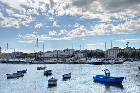 Panoramic view of Bari. Apulia.の写真素材