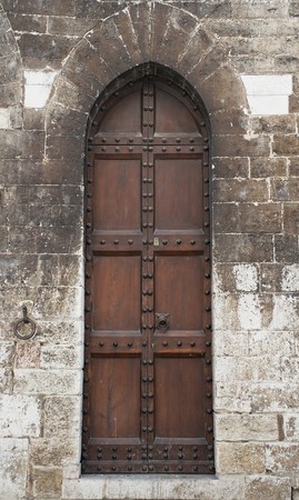Wooden door.の写真素材