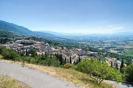 View of Assisi. Umbria.の写真素材