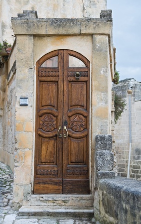 Wooden door.の写真素材