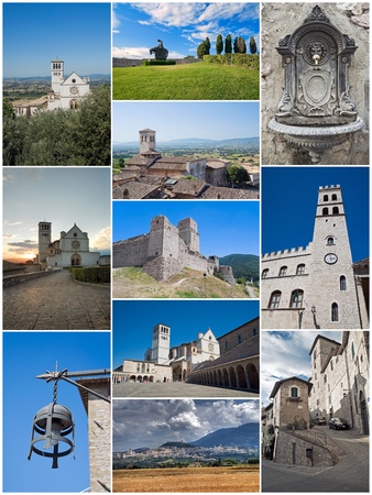 Assisi Collage.の写真素材
