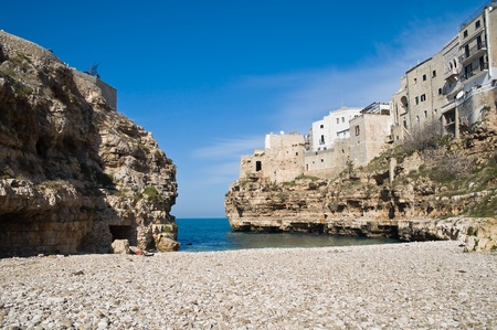 Lama Monachile. Polignano a Mare. Apulia.の写真素材