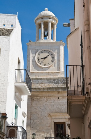 Clocktower. Locorotondo. Apulia.の写真素材