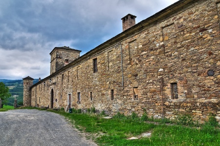 Castle of Golaso. Varsi. Emilia-Romagna. Italy.のeditorial素材