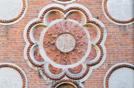 Renata di Francia Palace. Ferrara. Emilia-Romagna. Italy.の写真素材