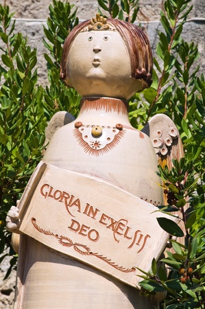 Mediterranean garden. Castle of Grottaglie. Puglia. Italy.のeditorial素材
