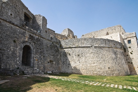 Castle of Monte Santangelo  Puglia  Italy のeditorial素材