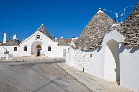 Alberobello trulli  Puglia  Italy のeditorial素材