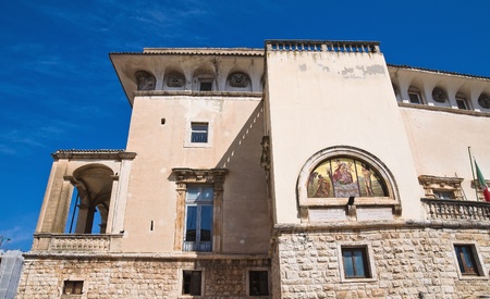 De Mari Palace. Acquaviva delle Fonti. Puglia. Italy.の写真素材