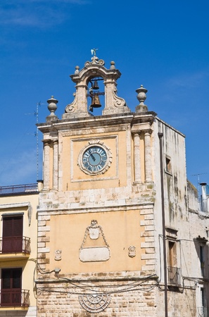 Clocktower. Acquaviva delle Fonti. Puglia. Italy.の写真素材