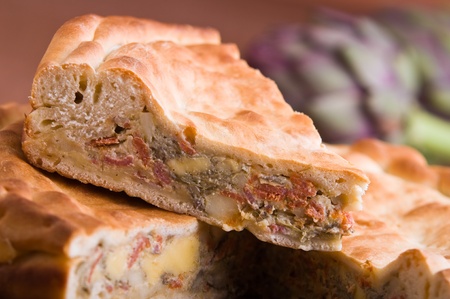 Artichoke Pie.の写真素材