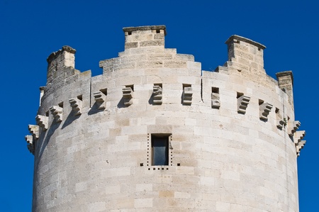 Queen's tower. Castle of Lucera. Puglia. Italy.のeditorial素材