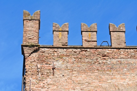 Rossi Fortress of San Secondo Parmense  Emilia-Romagna  Italy の写真素材
