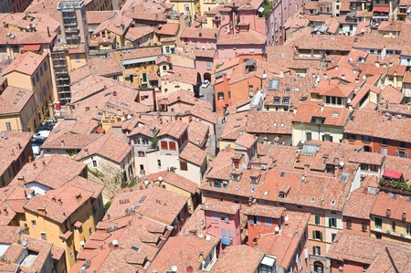 Panoramic view of Bologna. Emilia-Romagna. Italy.