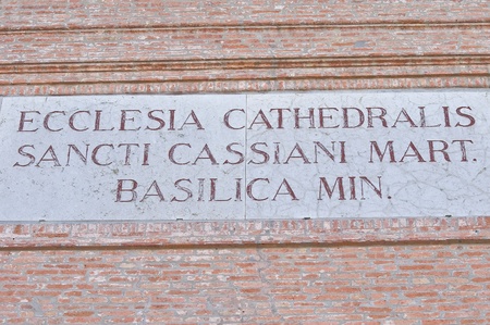 Cathedral of St. Cassiano. Comacchio. Emilia-Romagna. Italy.の写真素材