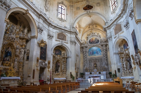 Church of St. Chiara. Lecce. Puglia. Italy.のeditorial素材