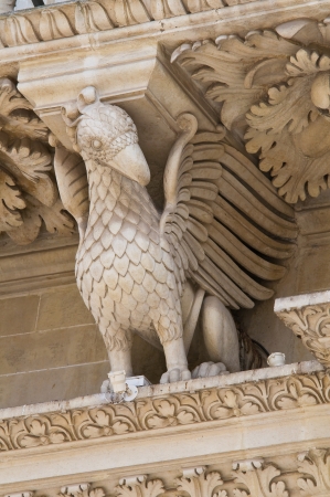 Santa Croce Basilica. Lecce. Puglia. Italy.の写真素材