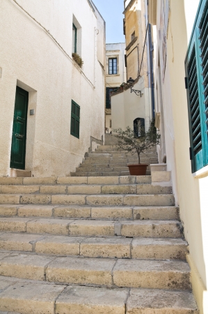 Alleyway. Otranto. Puglia. Italy.の写真素材