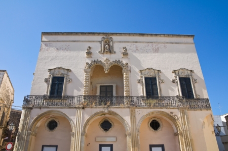 Comi palace  Corigliano di Otranto  Puglia  Italy のeditorial素材
